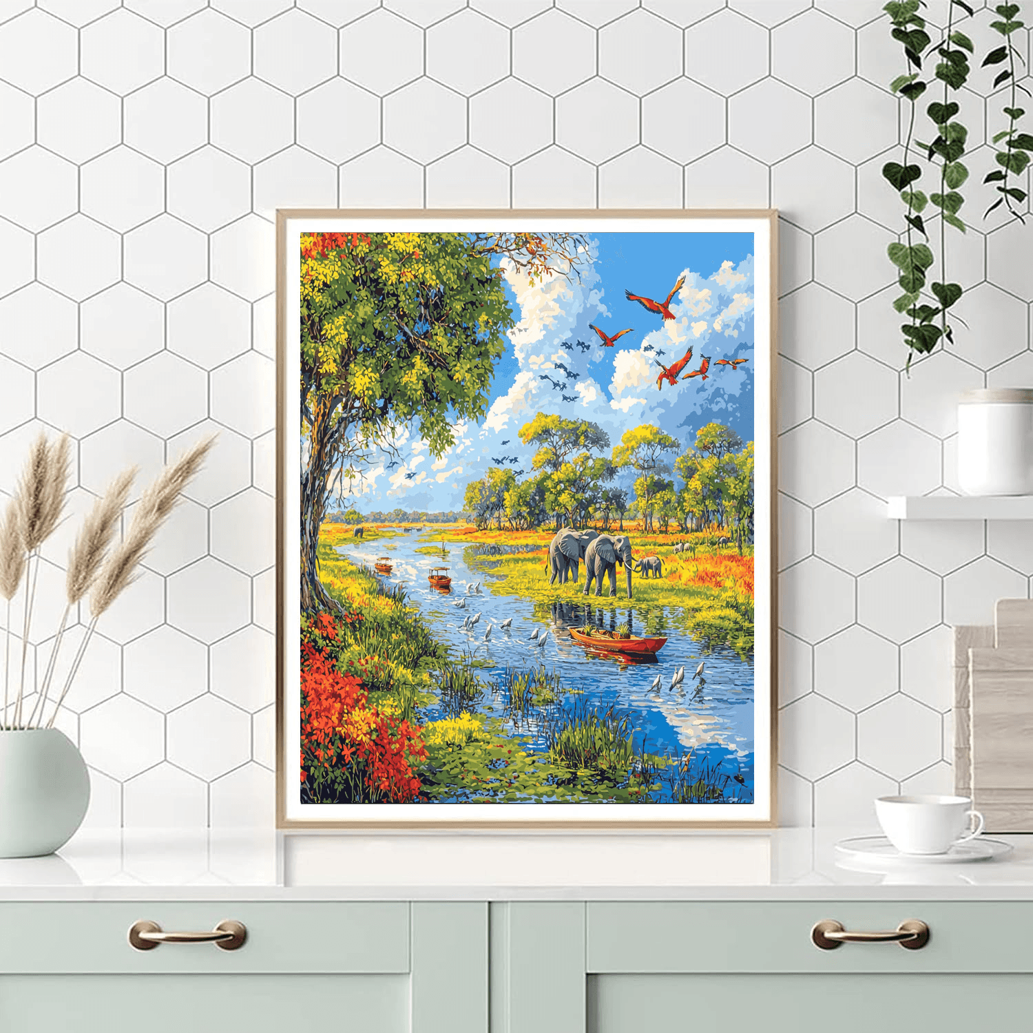 Okavango Delta DIY Paint By Numbers