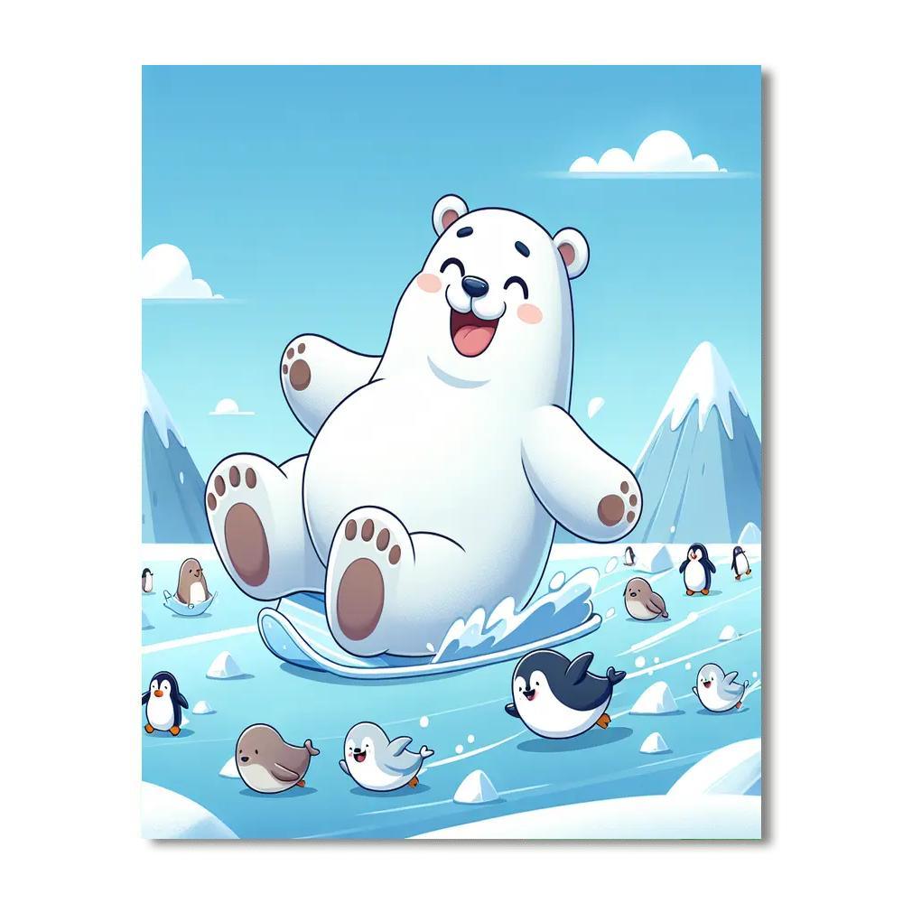 Adventures In The Arctic Painting Number Kit