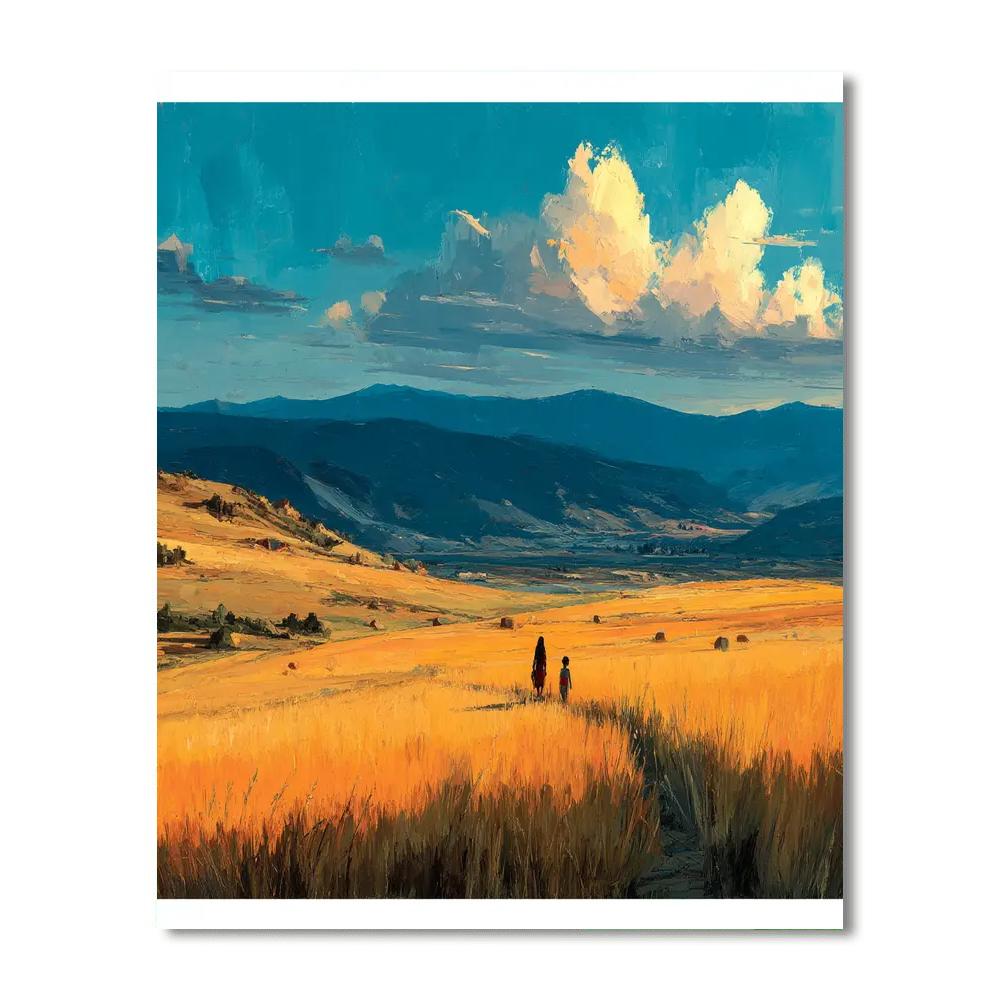 Golden Hour Memories Paint By Color