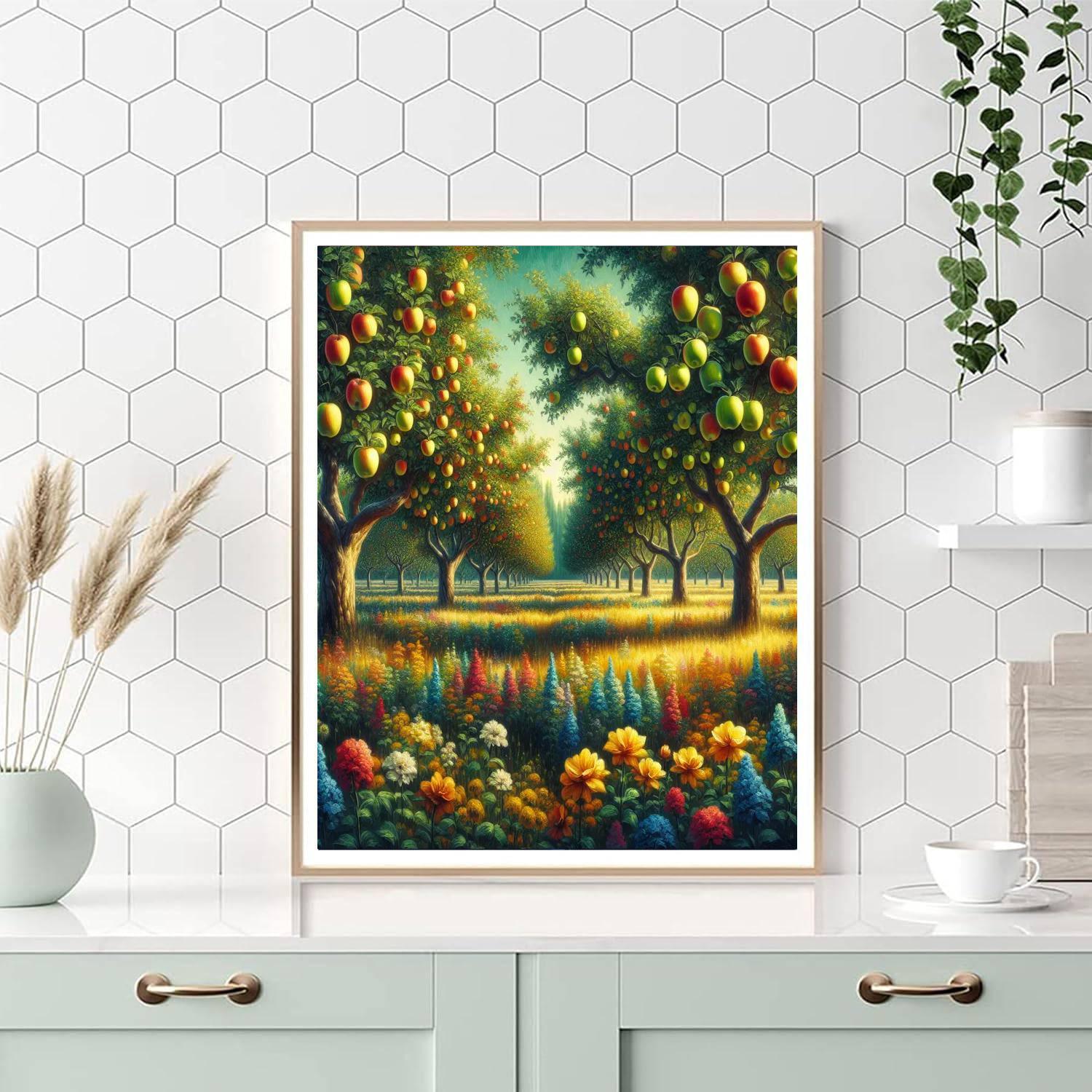 Summer Orchard Splendor Paint By Number