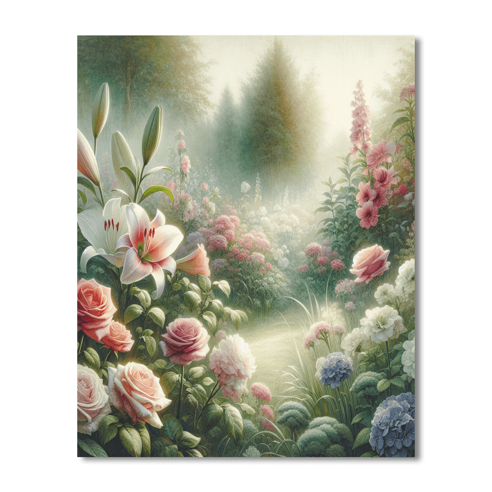 Blooming Tranquility Painting Number Kit