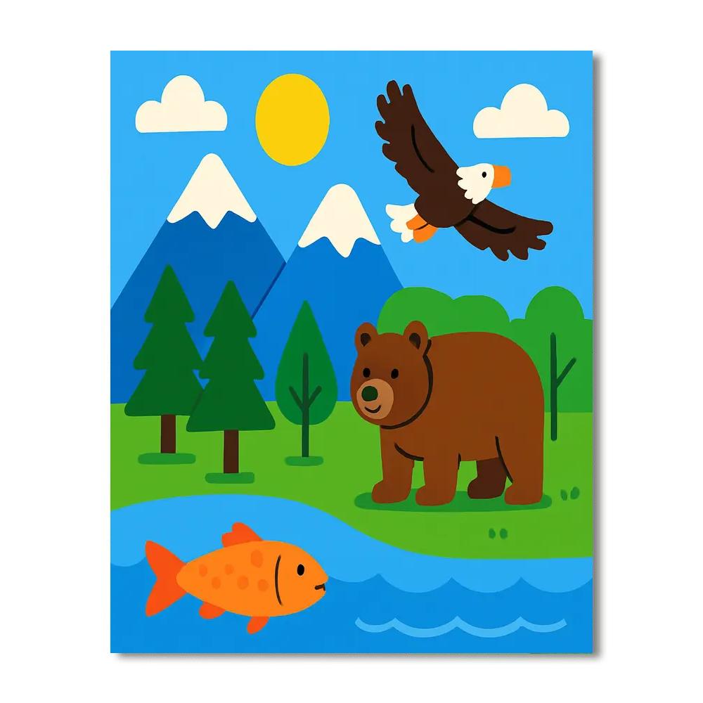 Nature Explorers - Wild Habitat Adventure Paint By Number