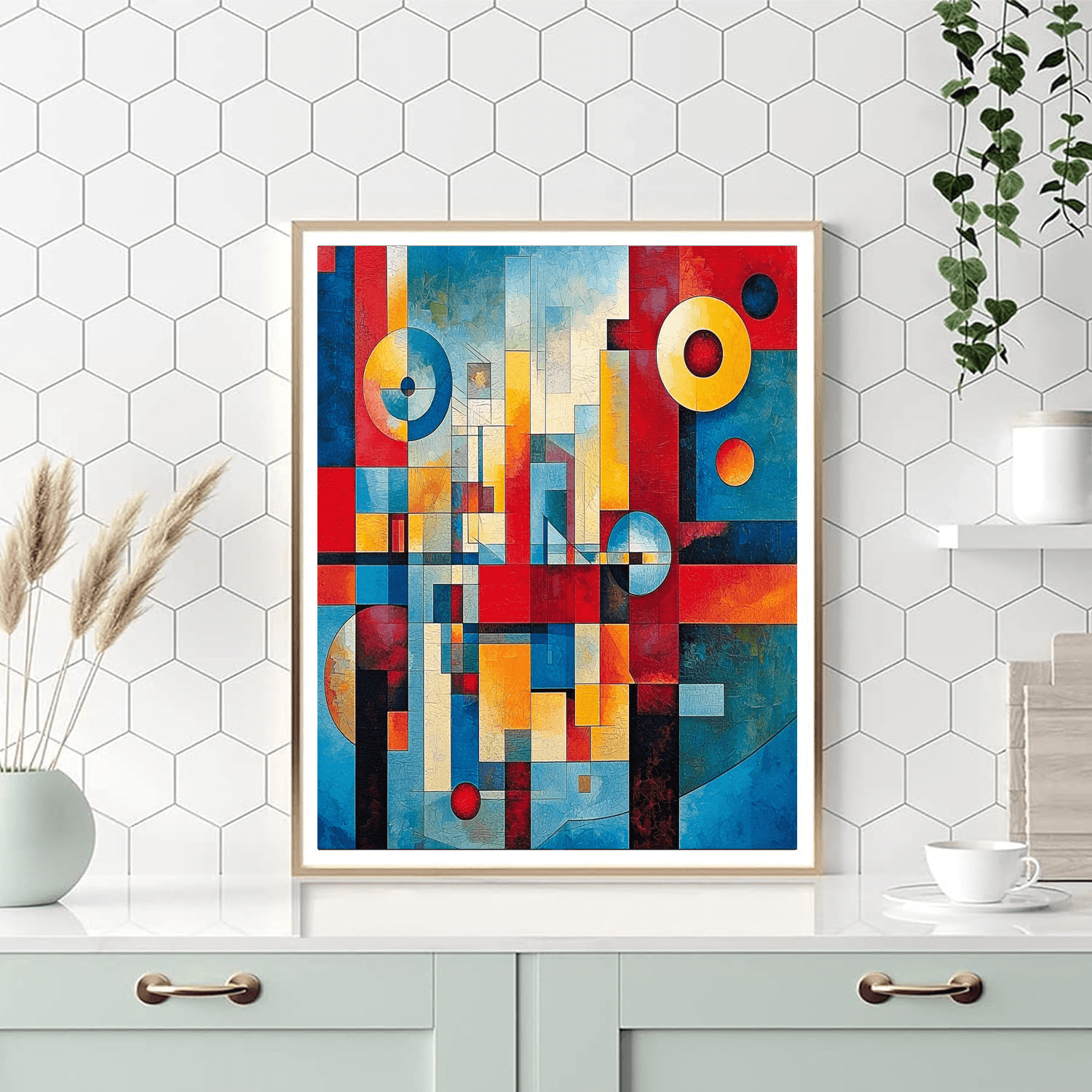 Wassily Kandinsky Inspired Futuristic Visions  Numbered Painting Kits