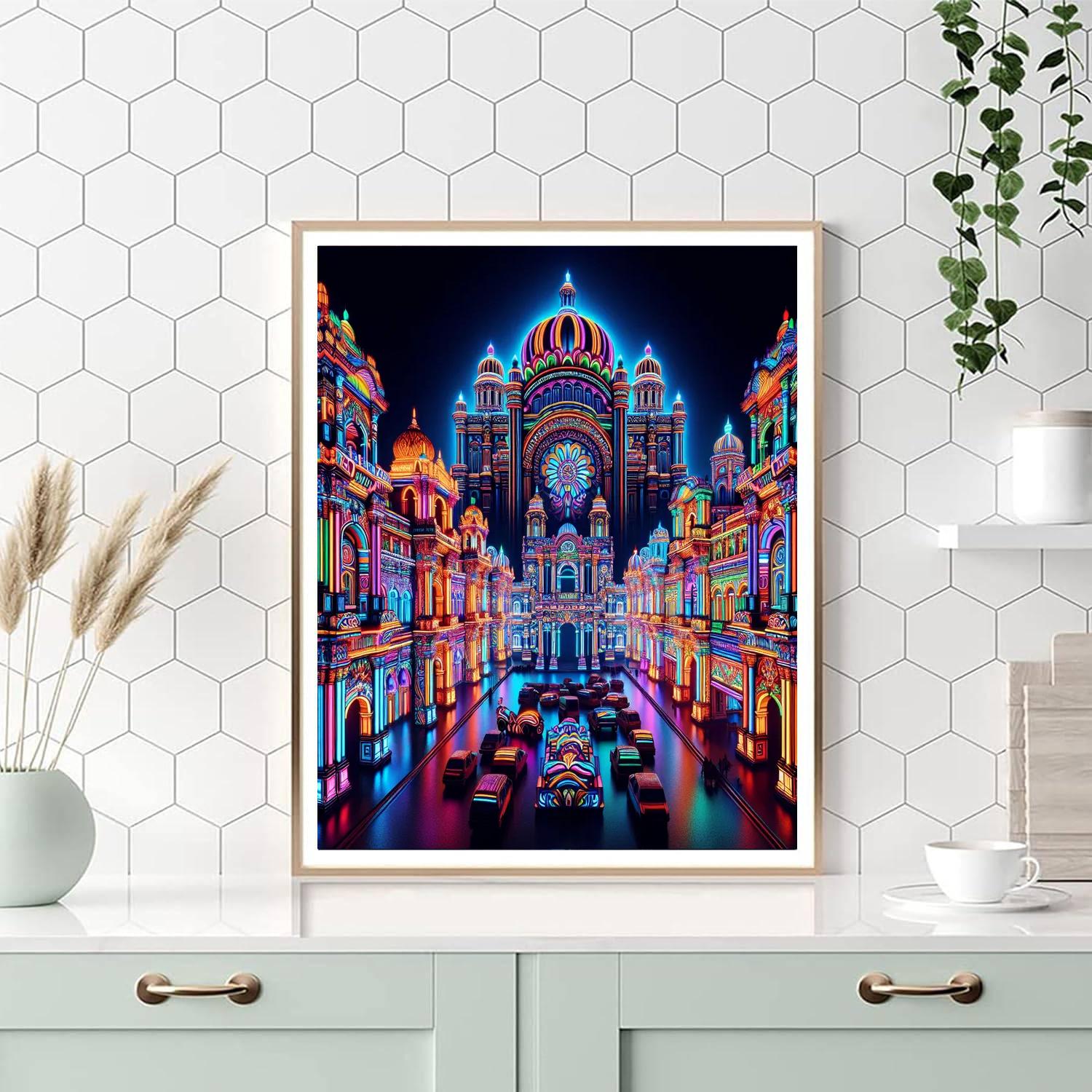 Fête De La Lumière - France Paint By Numbers Kits