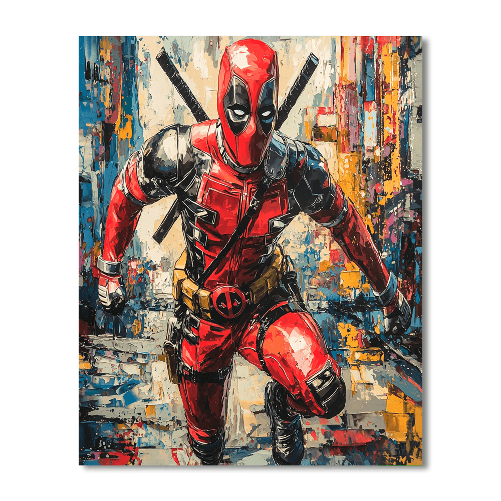Ryan Reynolds: The Hilarious Antics Of Deadpool DIY Paint By Numbers
