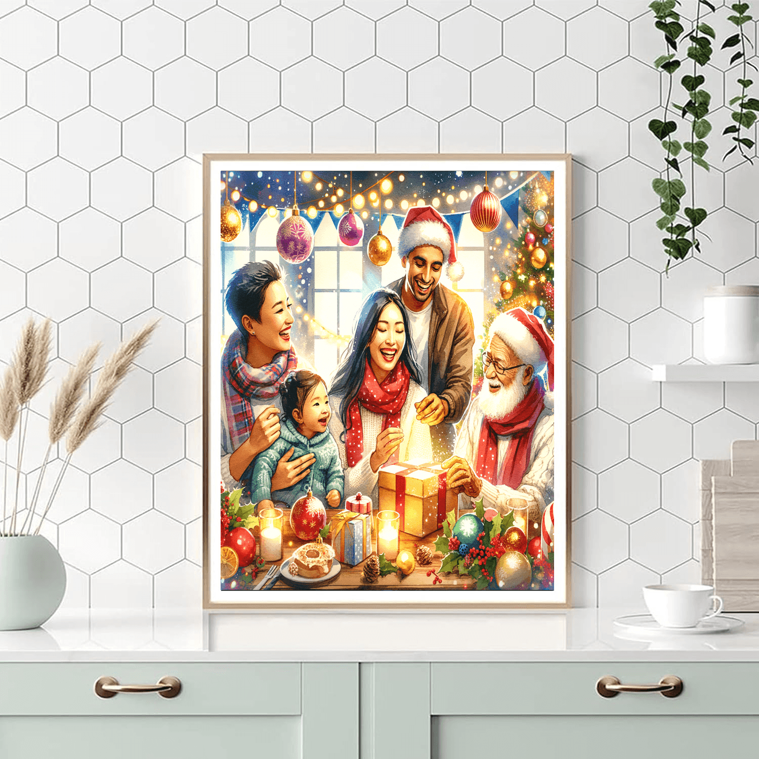 Joyful Holiday Celebration Paint By Numbers Kits