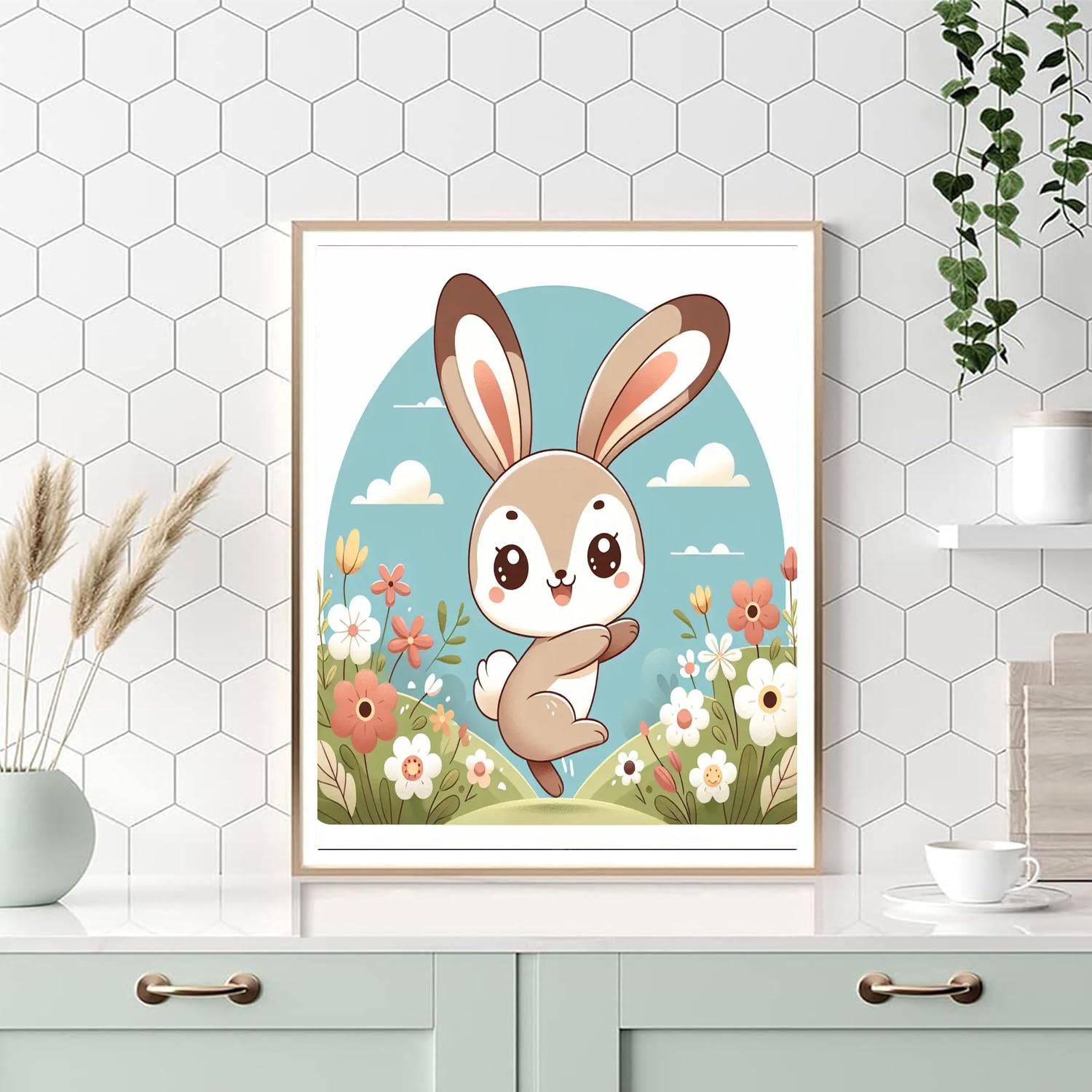 Jubilant Jackrabbit Paint By Number