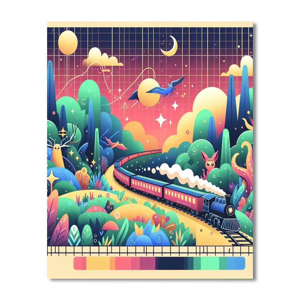 Dreamland Express DIY Paint By Numbers