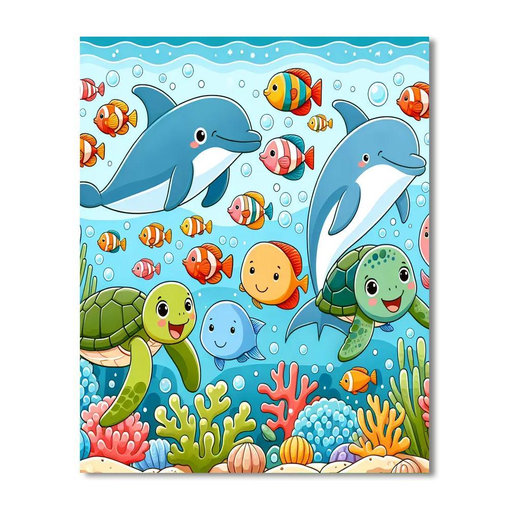 Ocean Explorer Team DIY Paint By Numbers