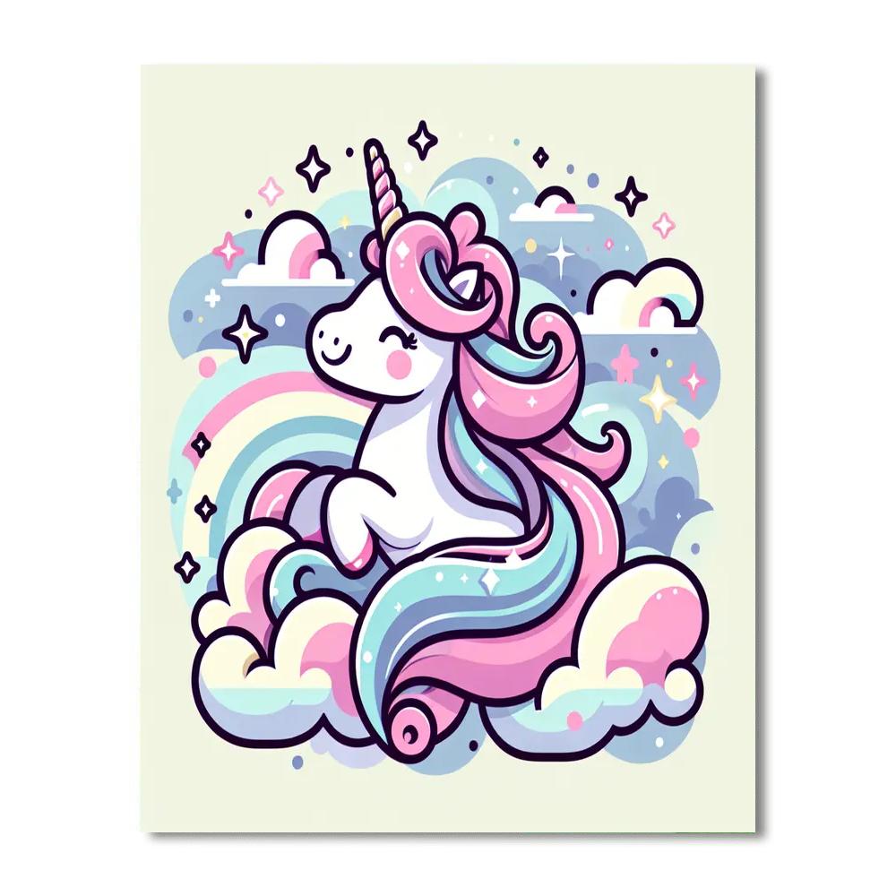 Sweet Unicorn Paint By Numbers Kits