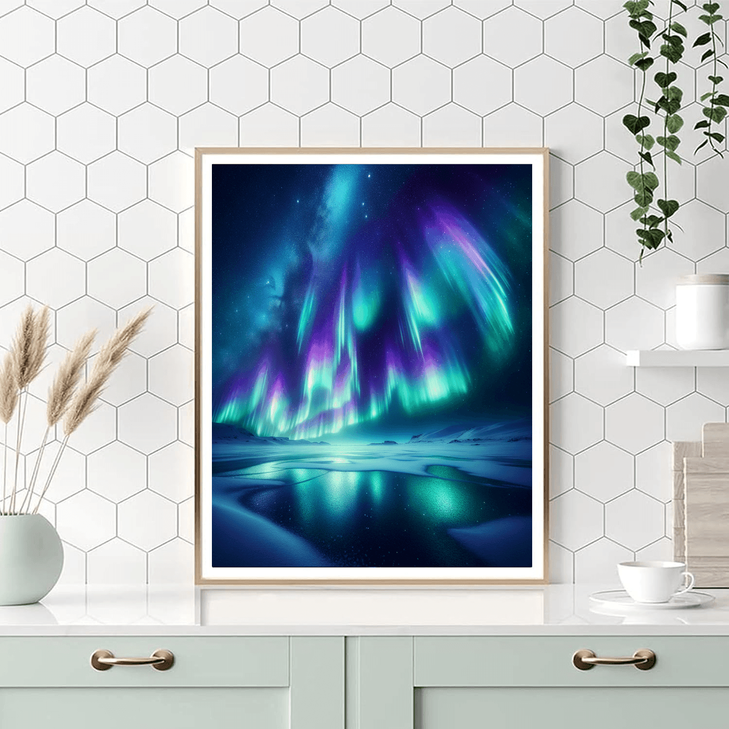 Magical Northern Lights Paint By Number