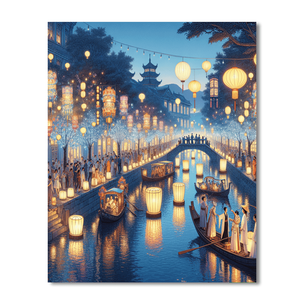 Luminaria Festival - Mexico Paint By Color