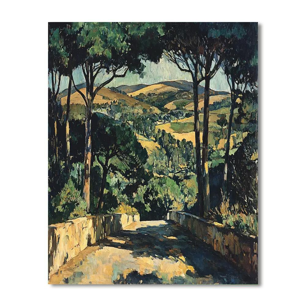 Paul Cézanne Inspired Veil Of Shadows  Paint By Number