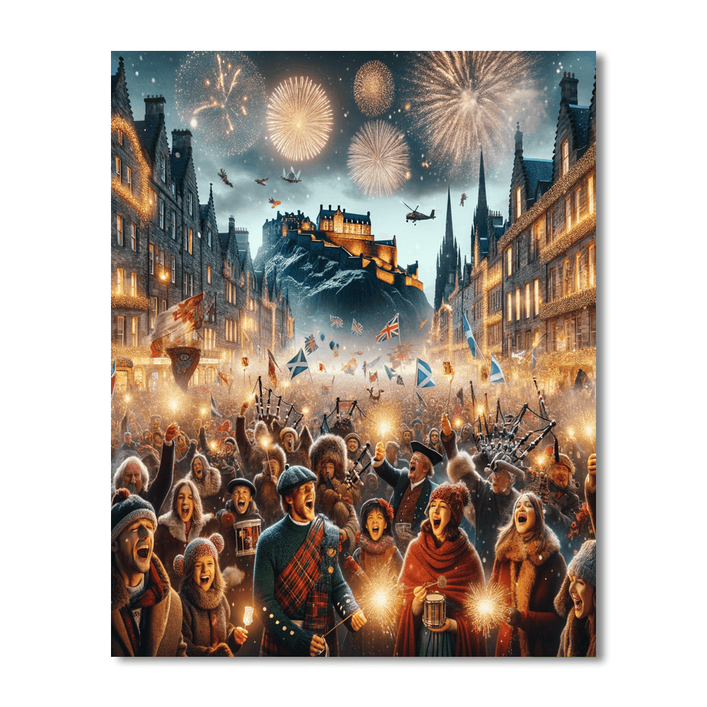 Hogmanay - Scotland Paint By Numbers Art