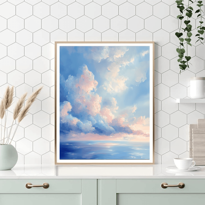 J.M.W. Turner Inspired Ethereal Cloudscape  Painting By Numbers Kit