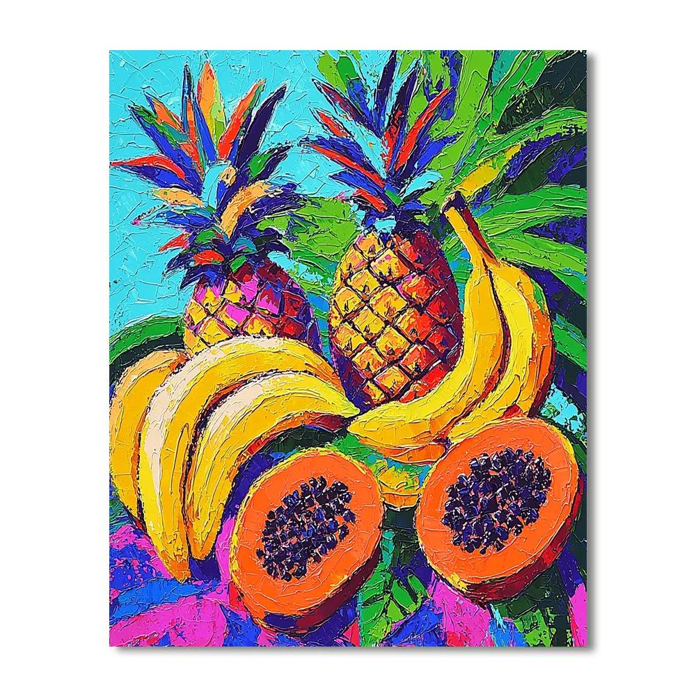Henri Matisse Inspired Tropical Fruits Symphony  Paint By Numbers
