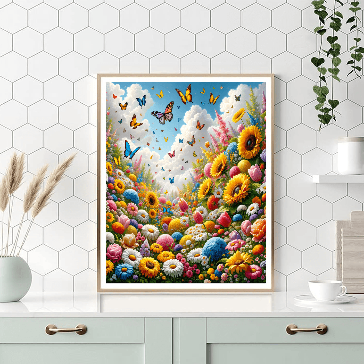 Whimsical Garden Delight - DIY Painting By Numbers Kit
