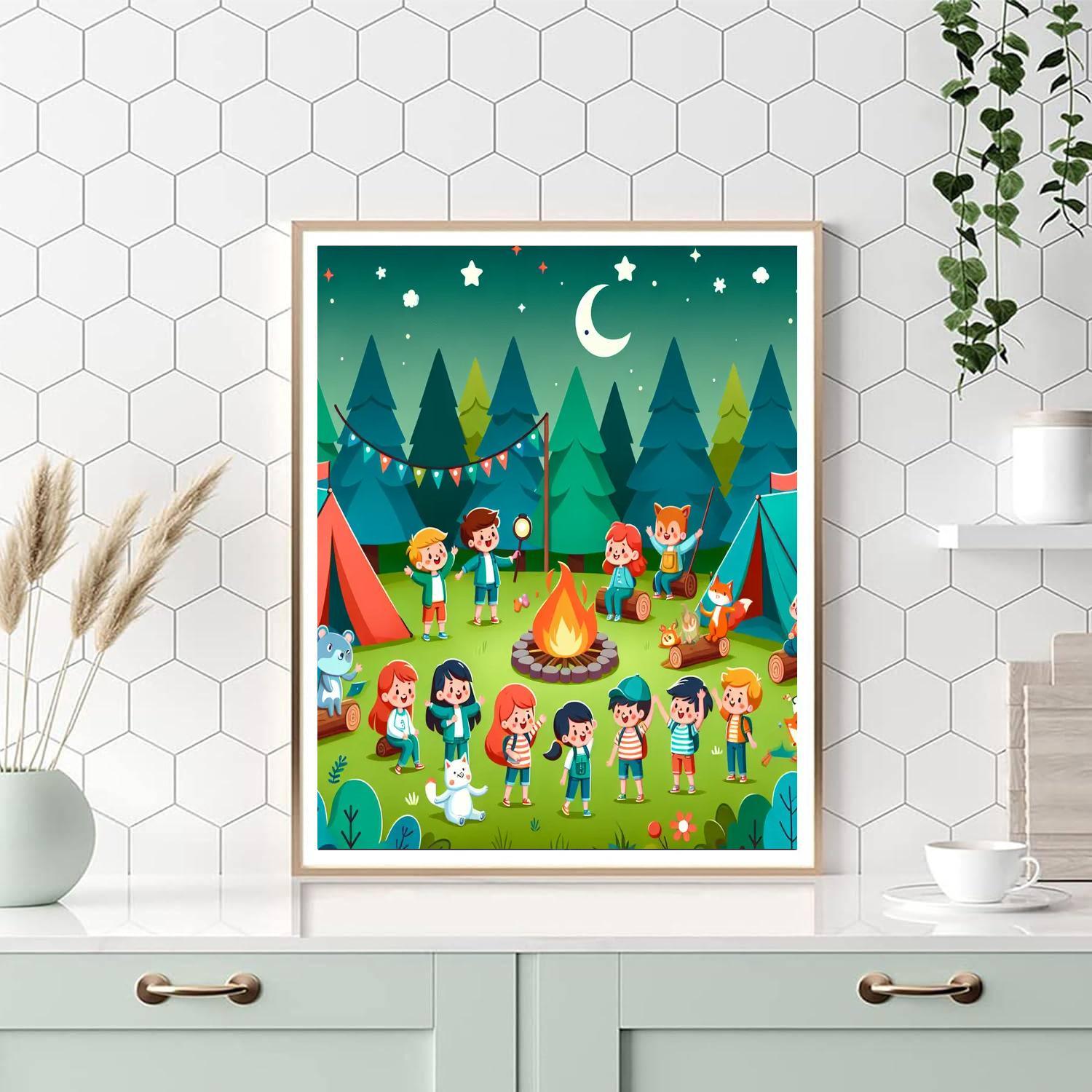 Camping Adventures Paint By Numbers Kits