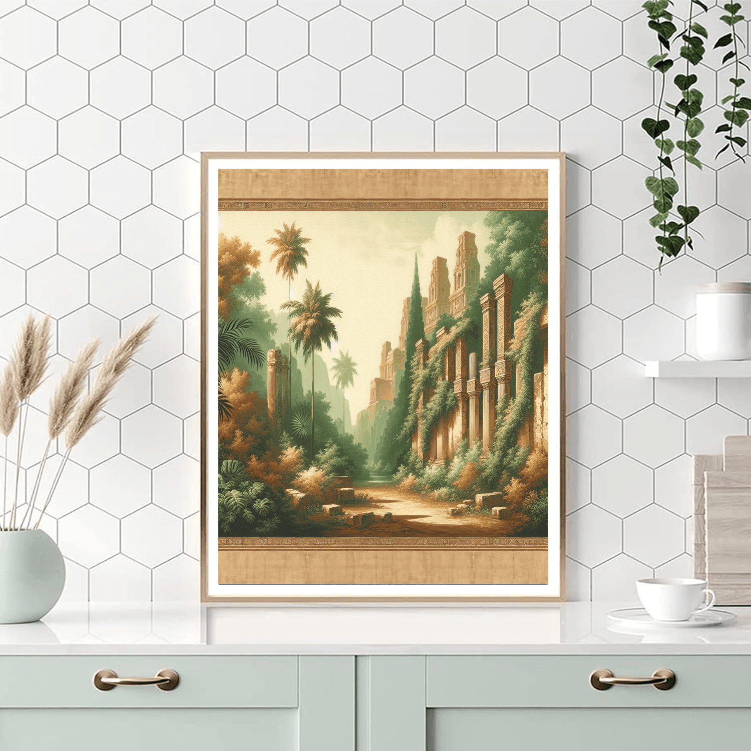 Exploring Ancient Ruins Painting Number Kit