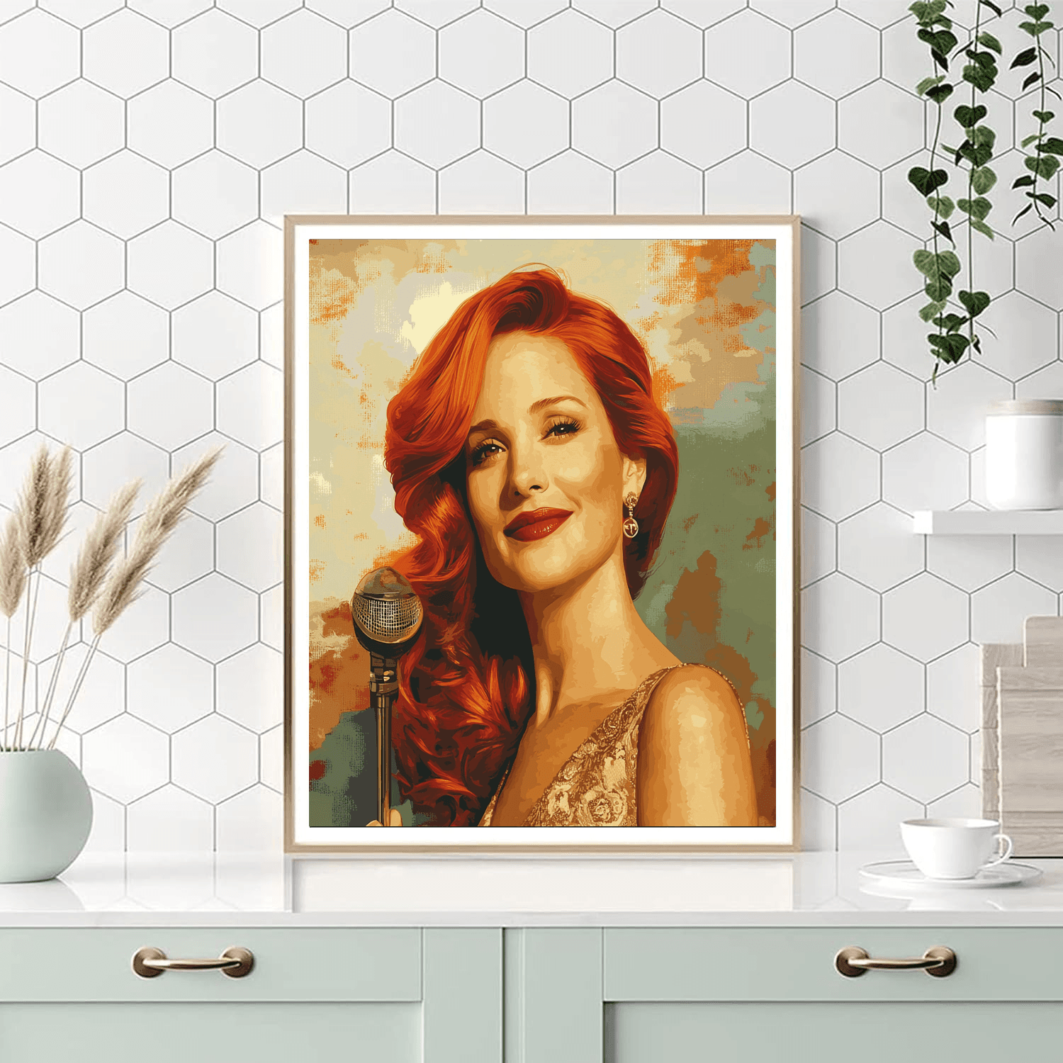 Jessica Chastain: The Fierce Intelligence Of Tammy Wynette DIY Paint By Numbers