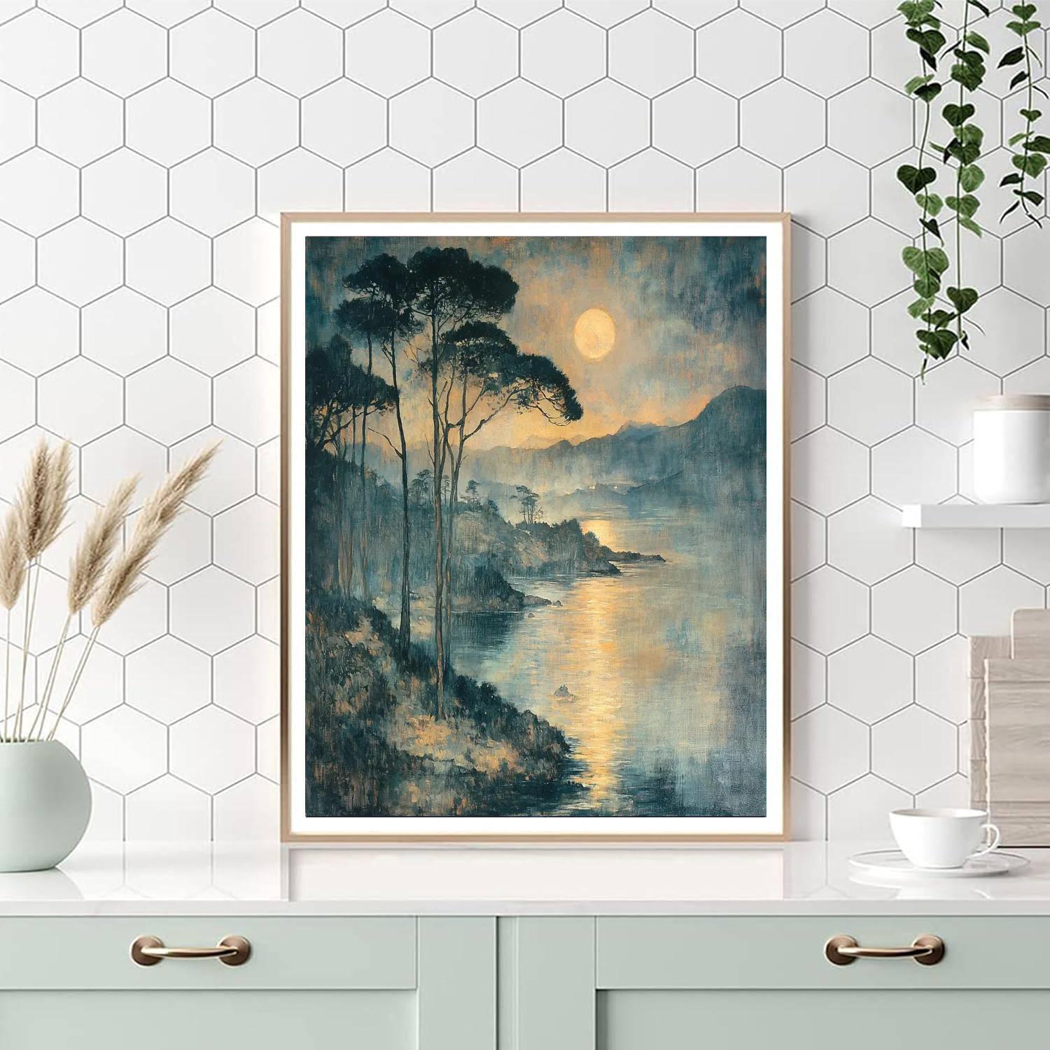 James McNeill Whistler Inspired Enigmatic Night  Paint By Numbers Kits