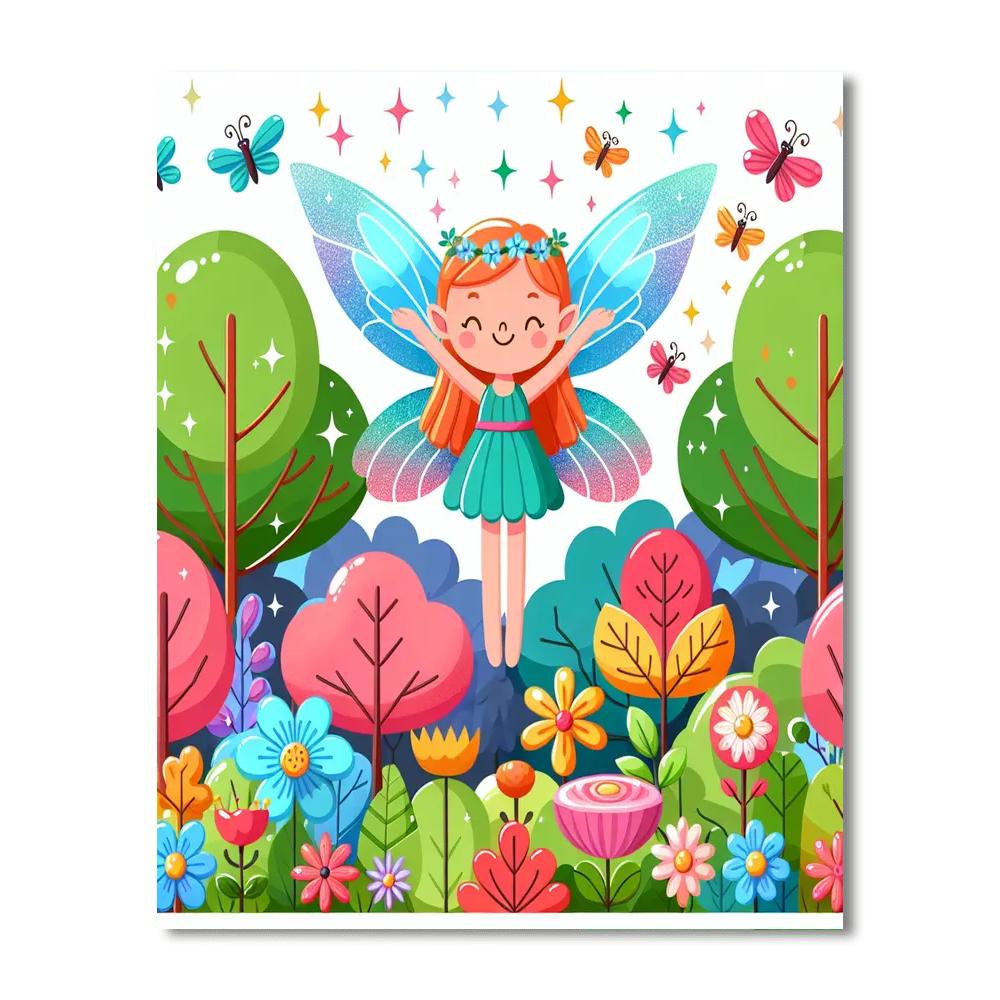 Fairy Forest Exploration Painting Number Kit