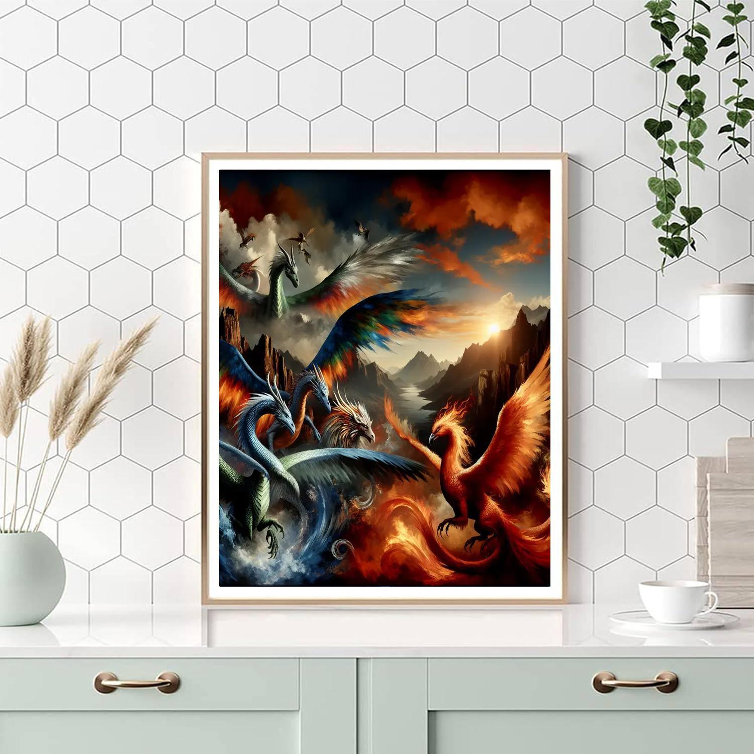 Ancient Mythical Creatures Paint By Number