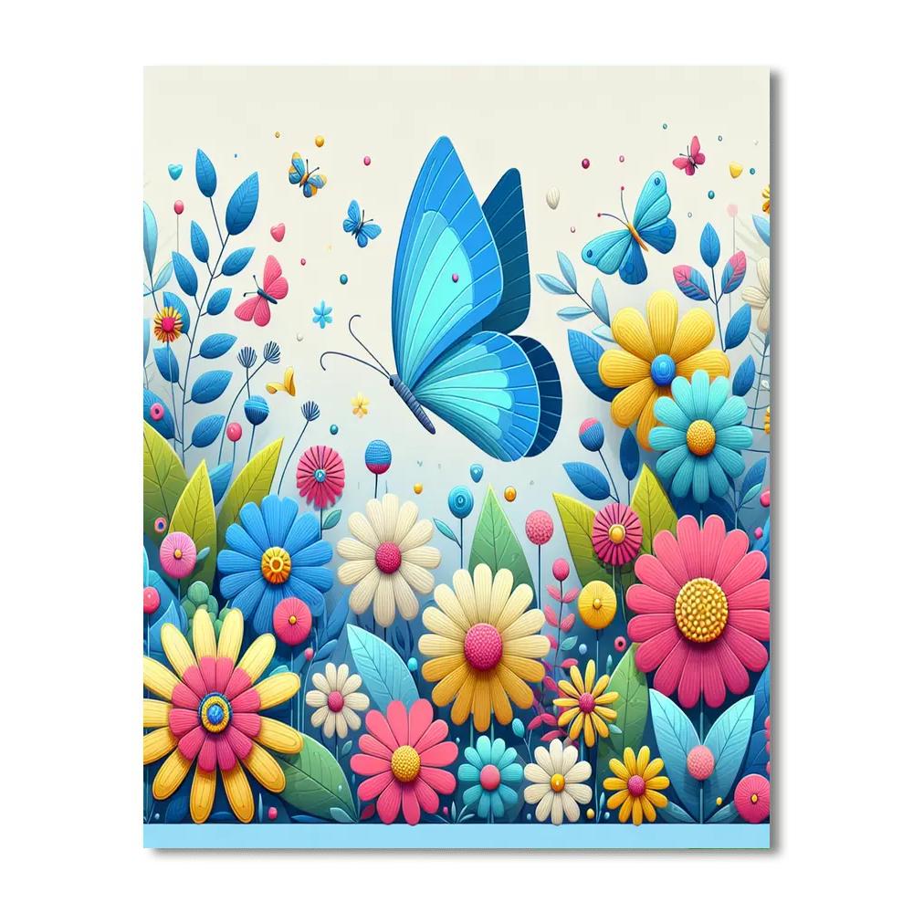 Butterfly Breeze Ballet Numbered Painting Kits