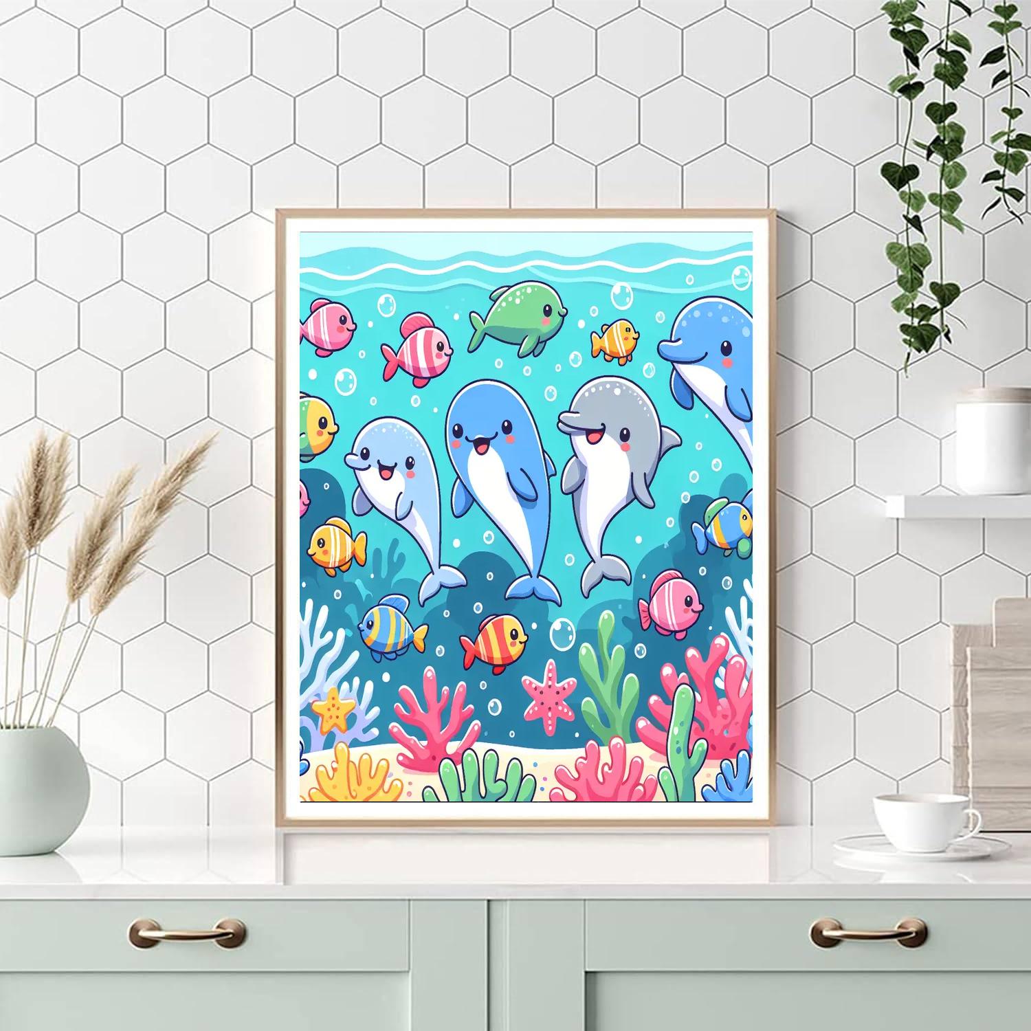 The Magical Ocean Number Painting