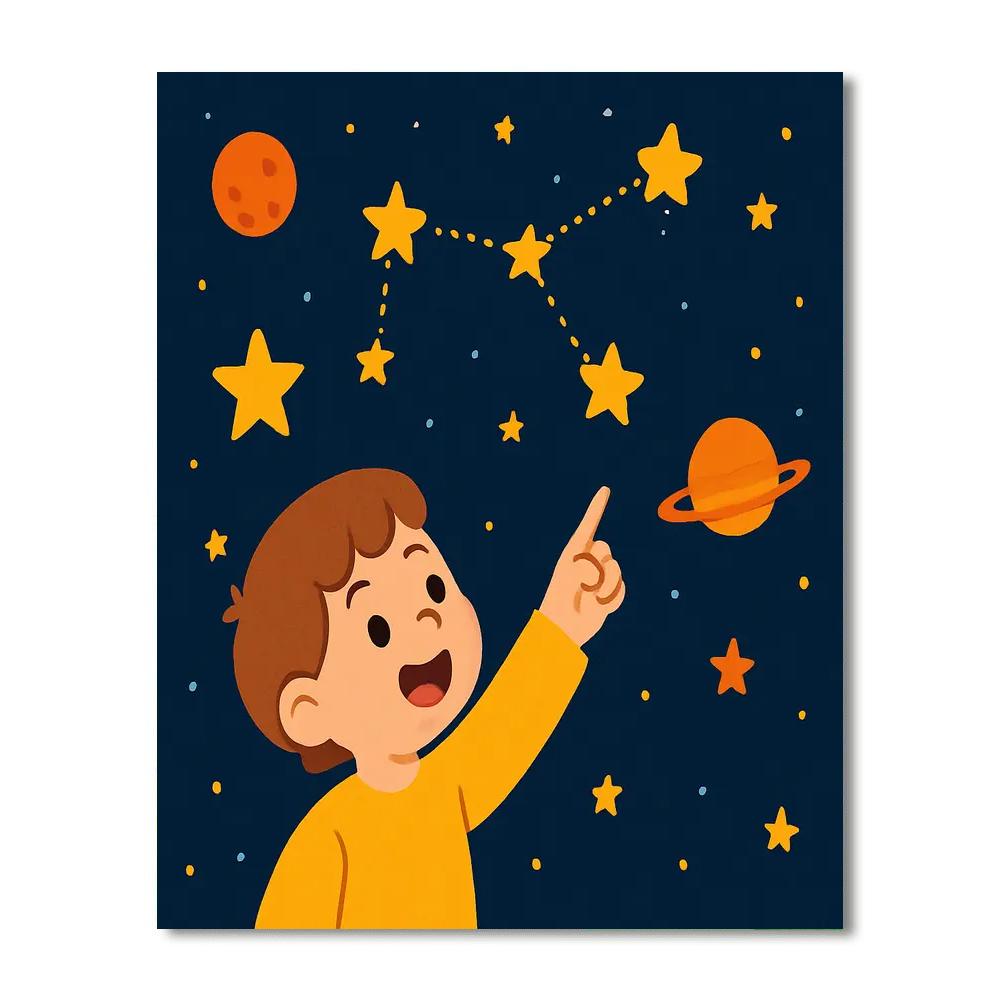 Stellar Constellations Paint By Numbers