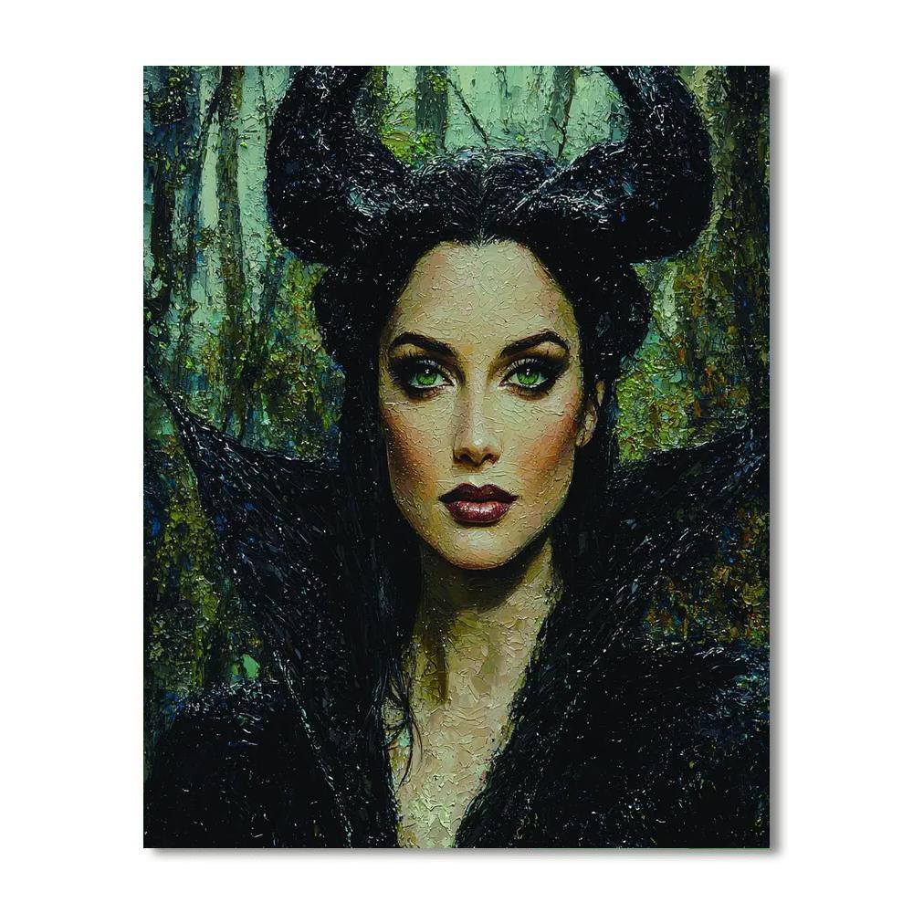 Angelina Jolie: Wielding The Mystique Of Maleficent Numbered Painting Kits