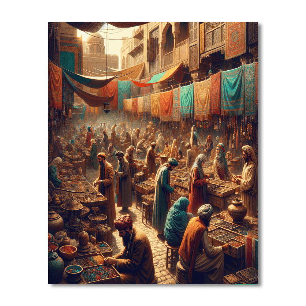 Vintage Market Vibes Paint By Numbers Art