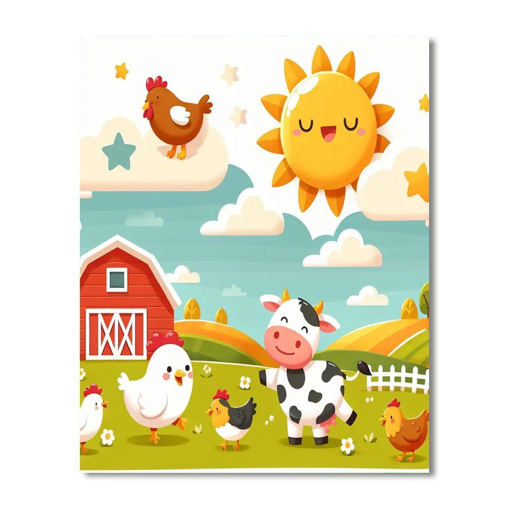 Sunshine Farm Adventure Numbered Painting Kits