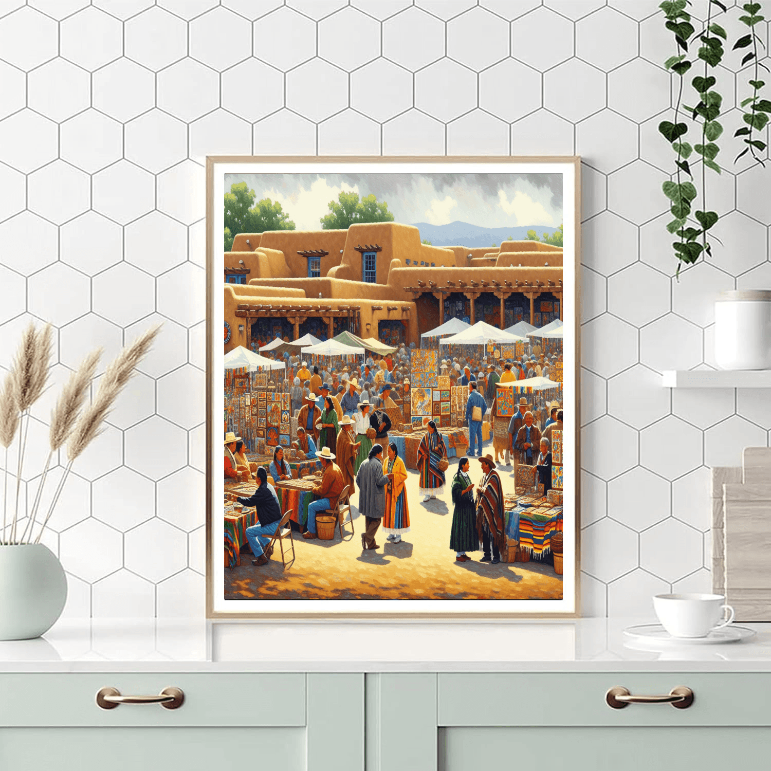 Santa Fe Indian Market - Usa Number Painting