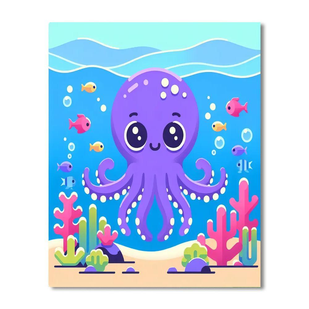 Silly Octopus Adventure Paint By Number