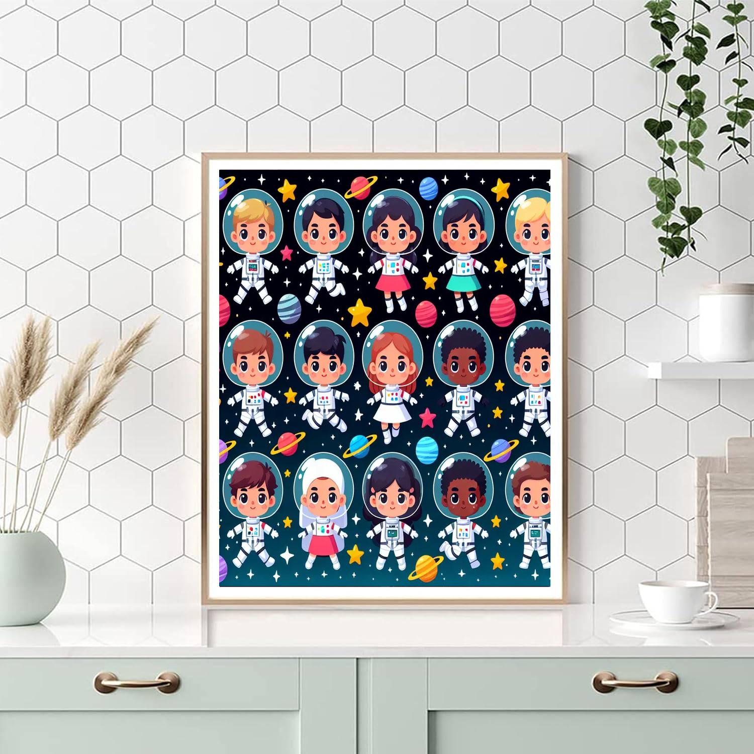 Galaxy Guardians On Starry Quest Paint By Numbers Kits