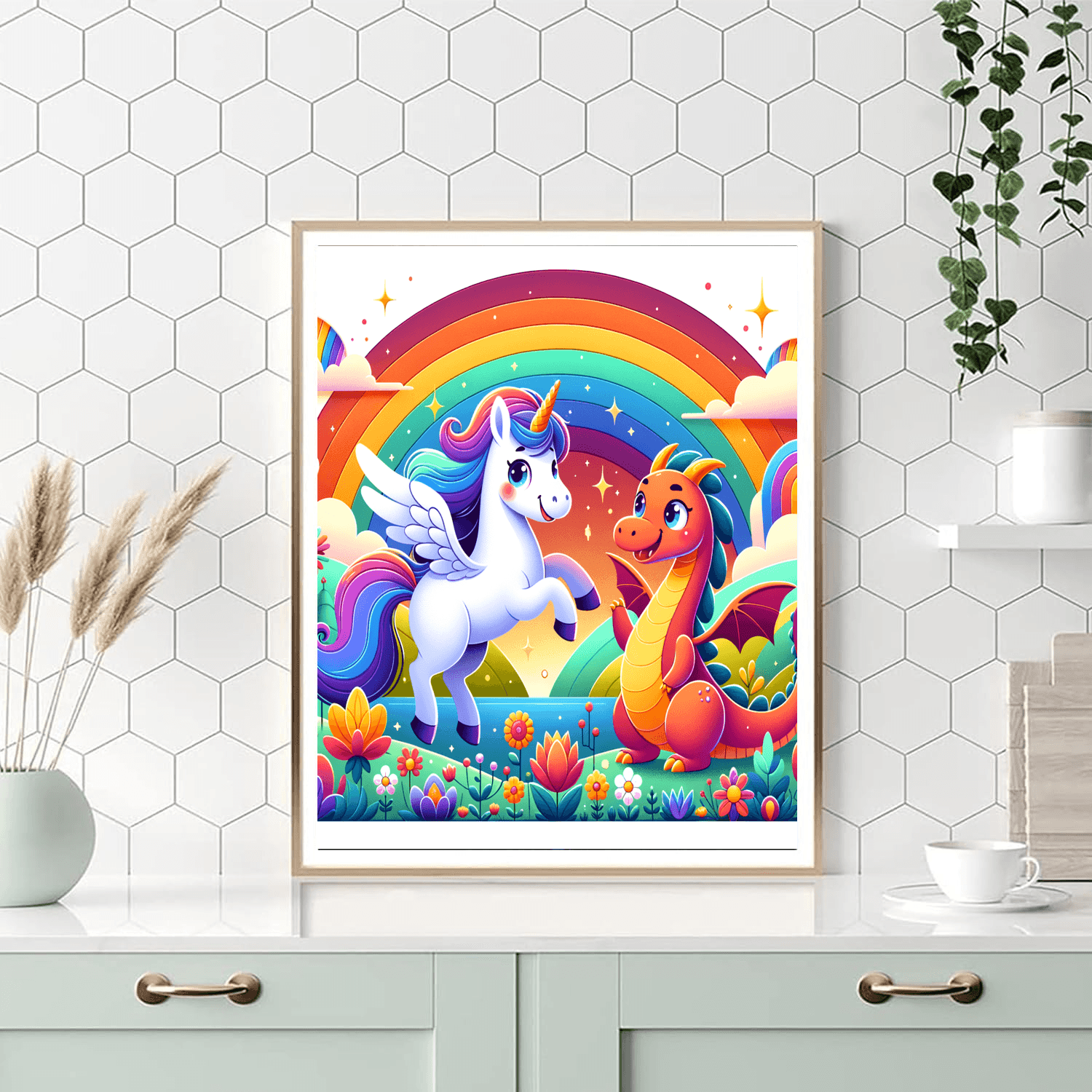 Magical Mythical Creatures DIY Paint By Numbers