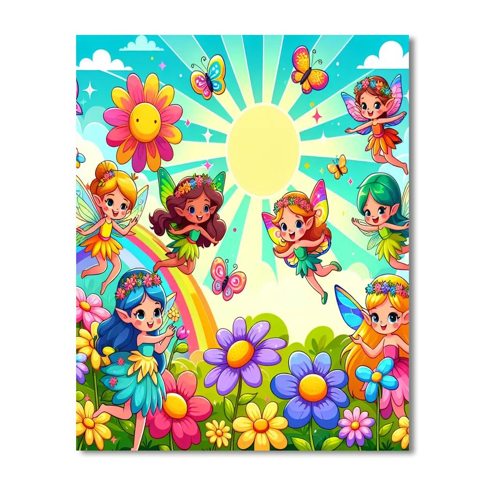 Fabulous Fairy Dance DIY Paint By Numbers