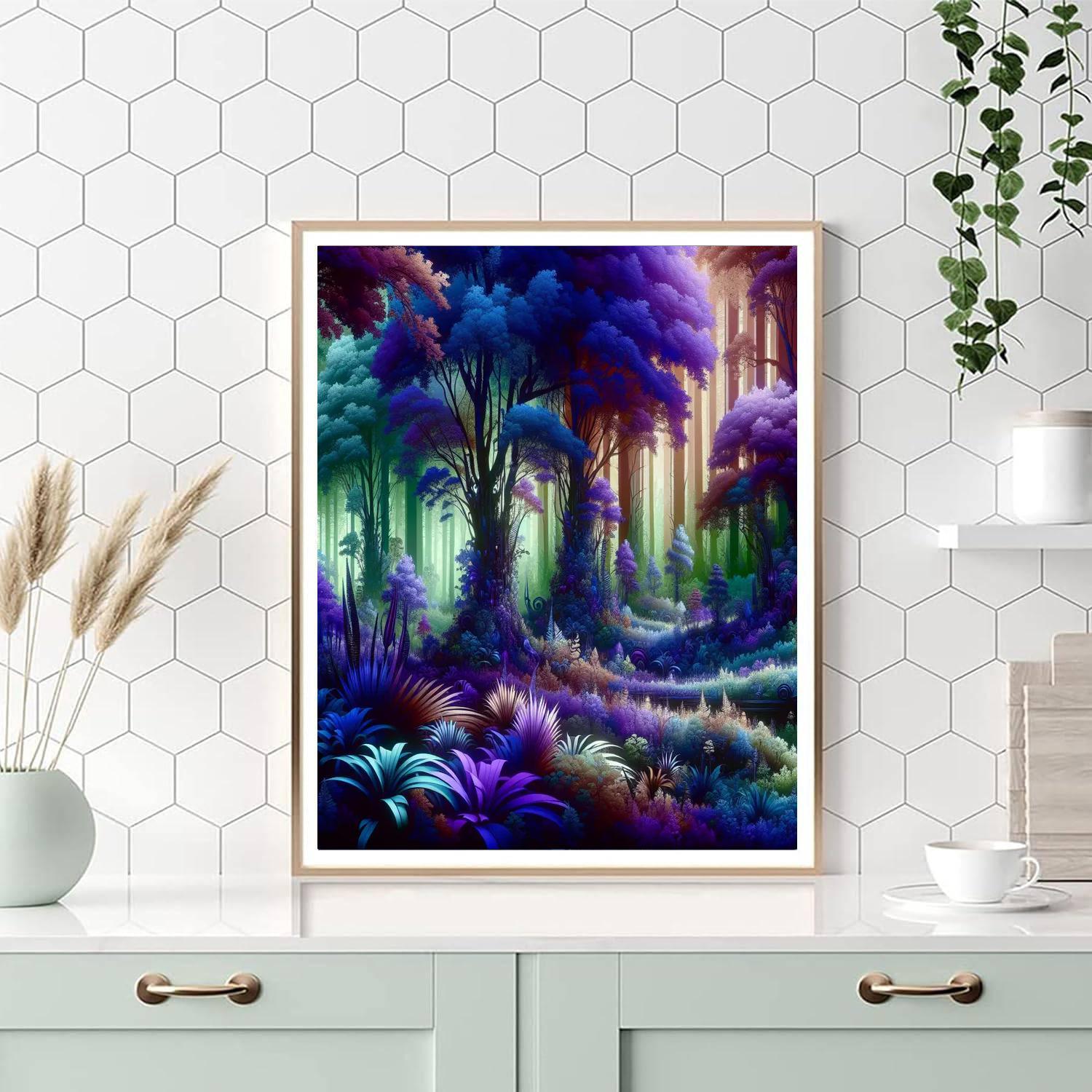 Tangled Forest Dreams Paint By Color
