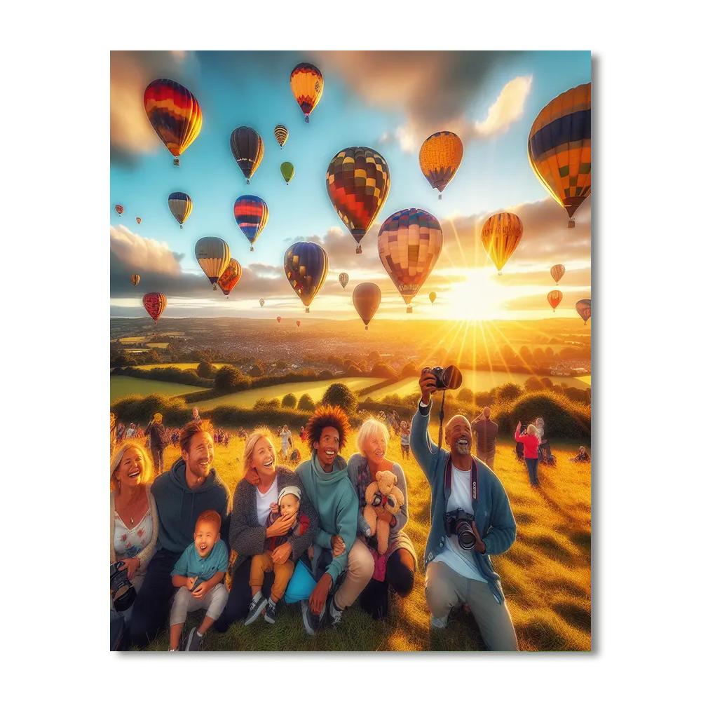 International Hot Air Balloon Fiesta - Uk Paint By Number