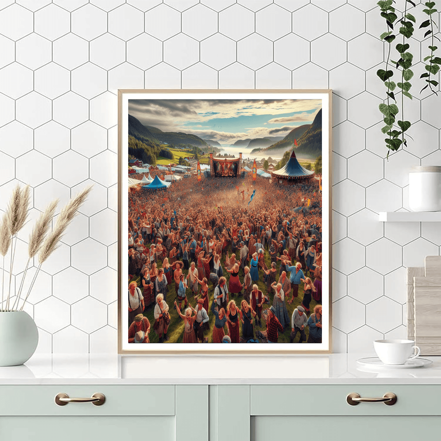 Bergenfest - Norway Paint By Color