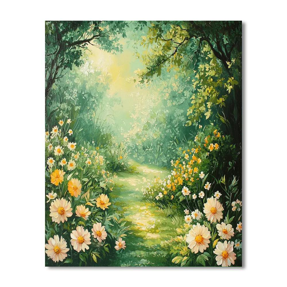 Pierre-Auguste Renoir Inspired Serenity's Garden  Painting By Numbers Kit