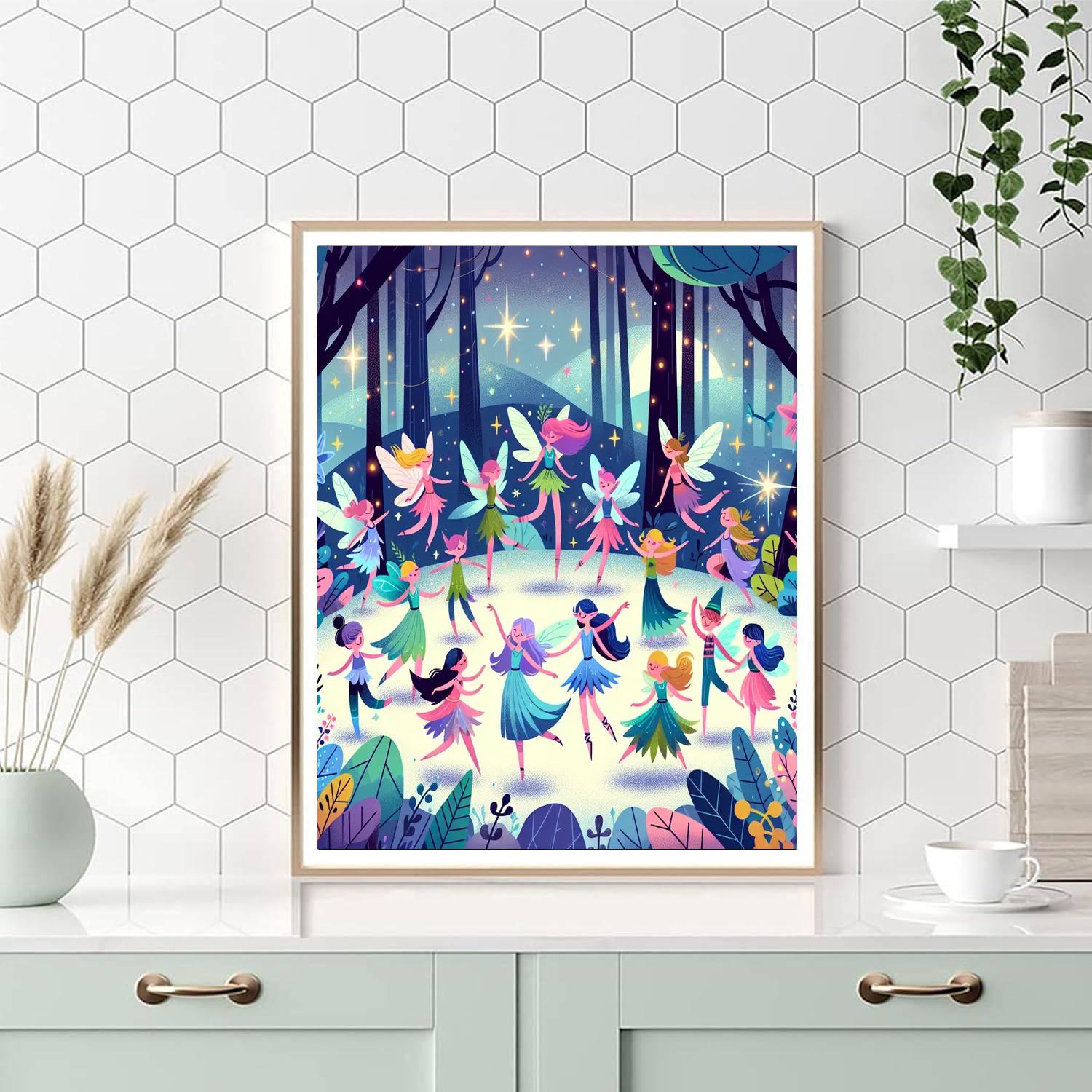 Enchanted Forest Dance Painting By Numbers Kit