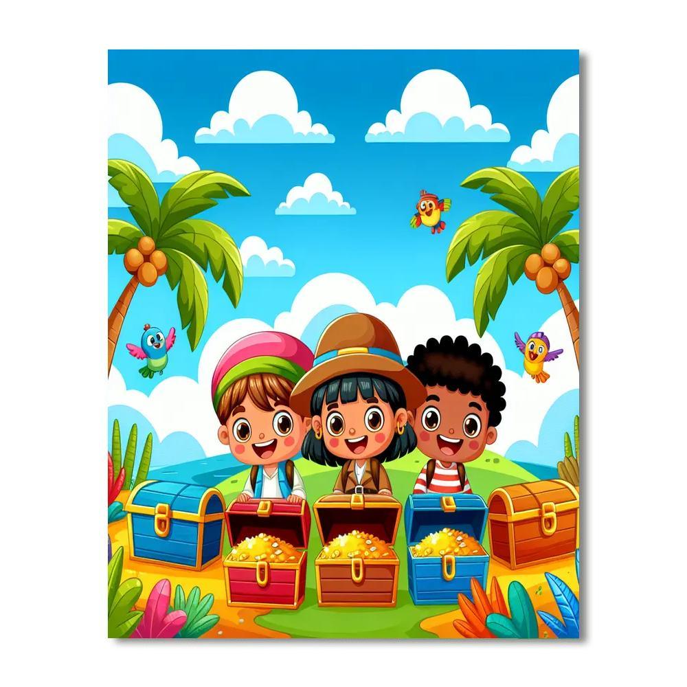 Super Daring Explorers Painting Number Kit