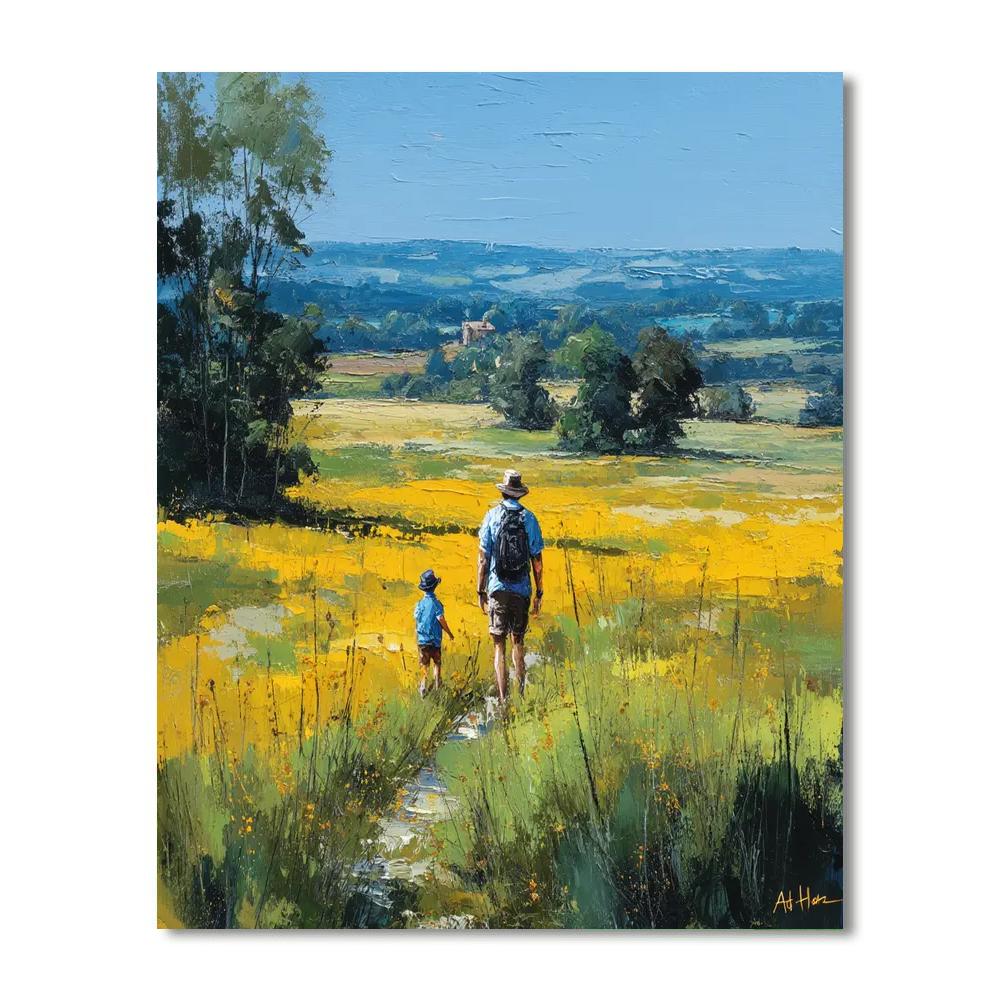 Summer Stroll Number Painting