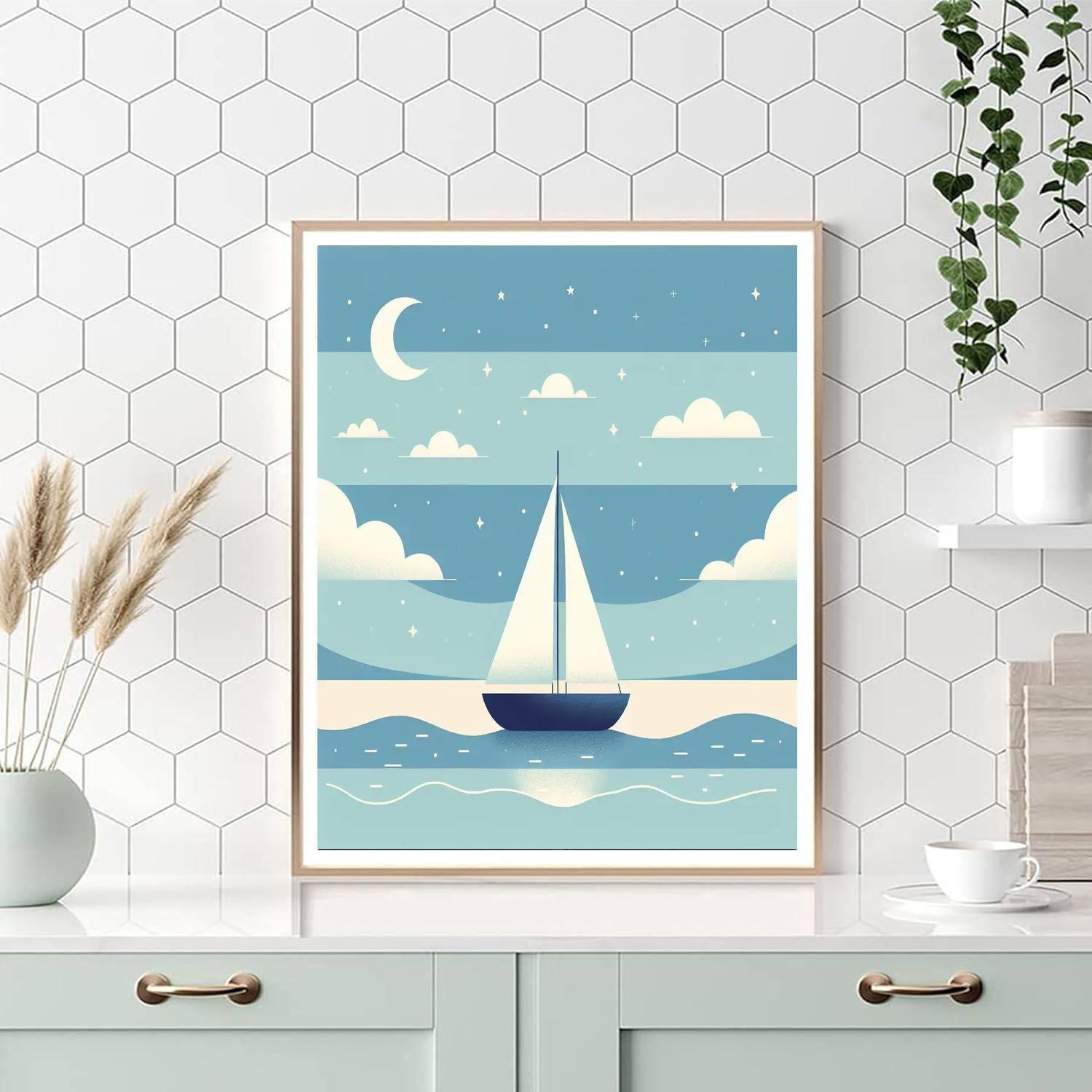 Dreamy Ocean Journey Numbered Painting Kits