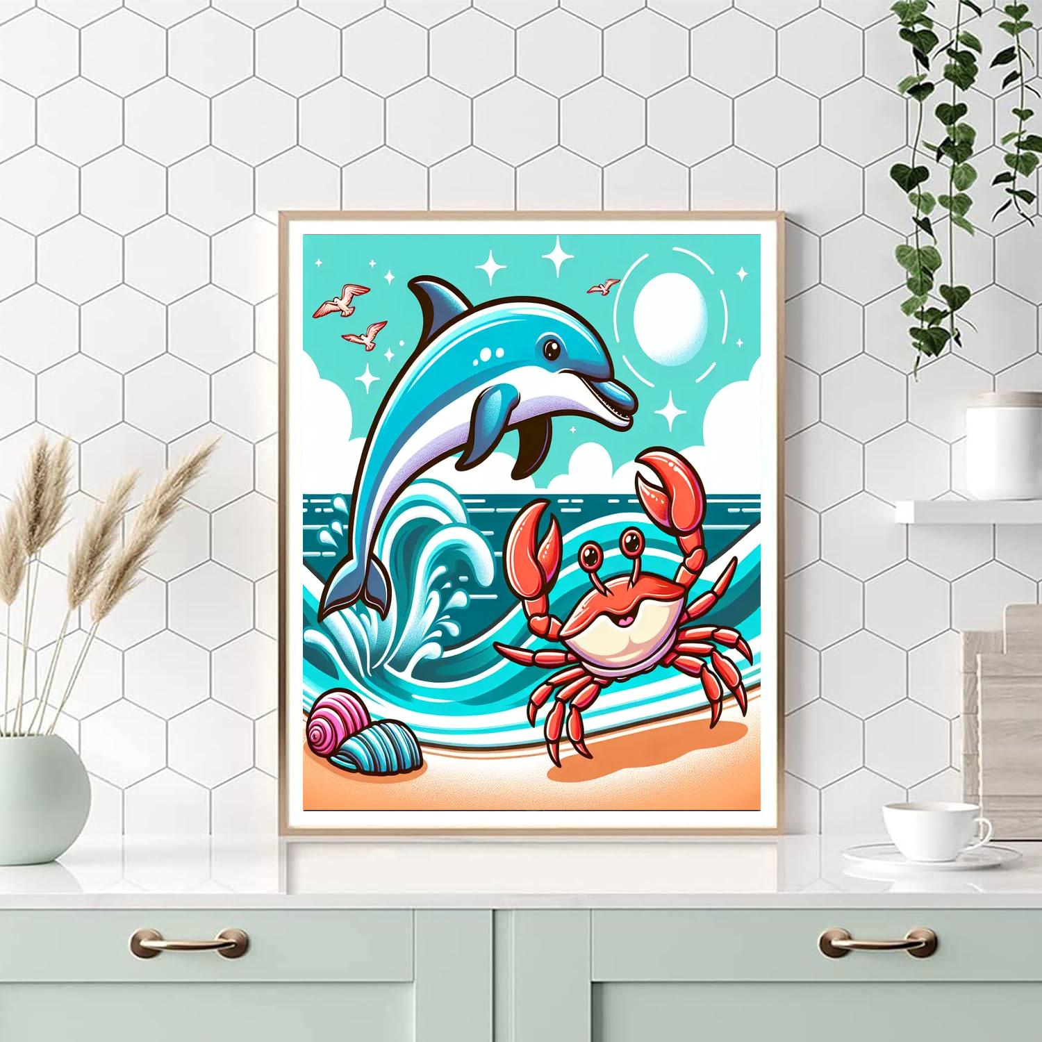 Seaside Adventure Pals Paint By Numbers