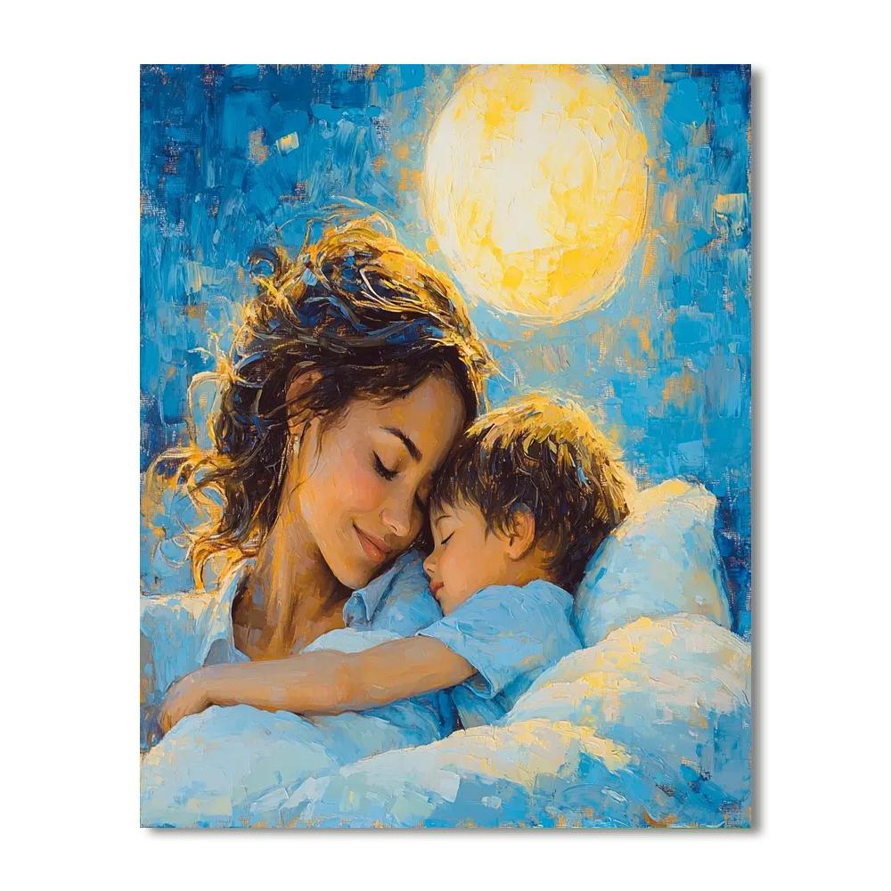 A Mother’s Kiss Painting By Numbers Kit