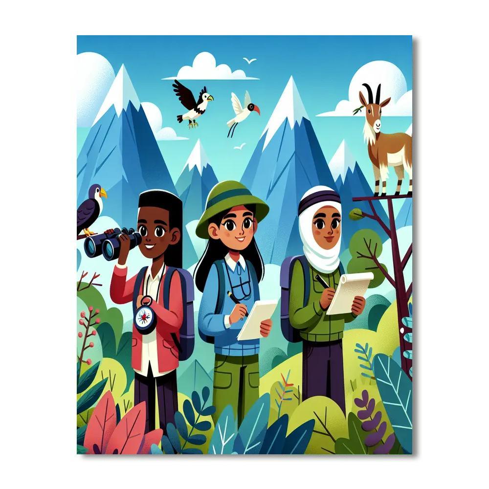Nature Explorer's Quest Numbered Painting Kits