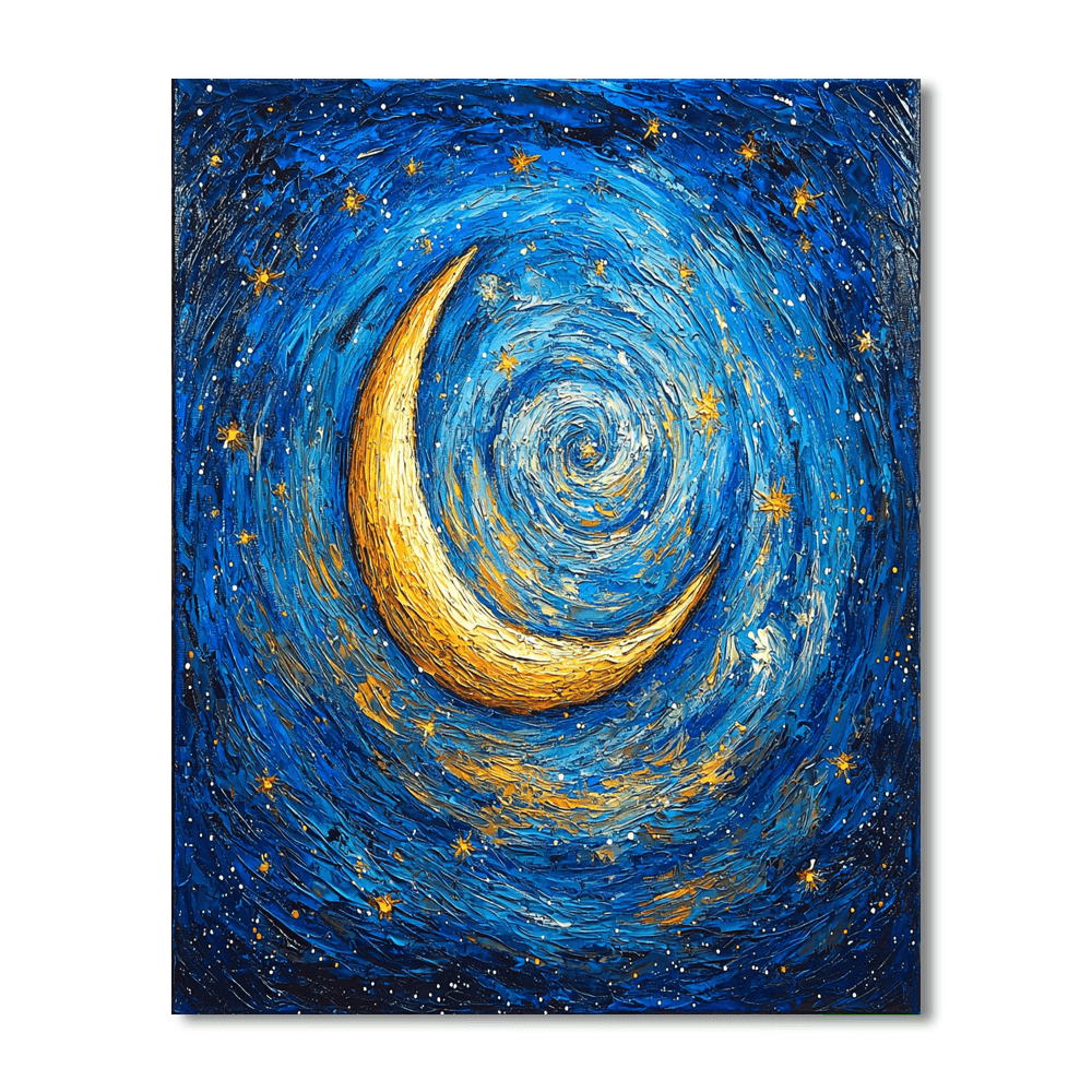 Vincent Van Gogh Inspired Celestial Night Lights  Numbered Painting Kits